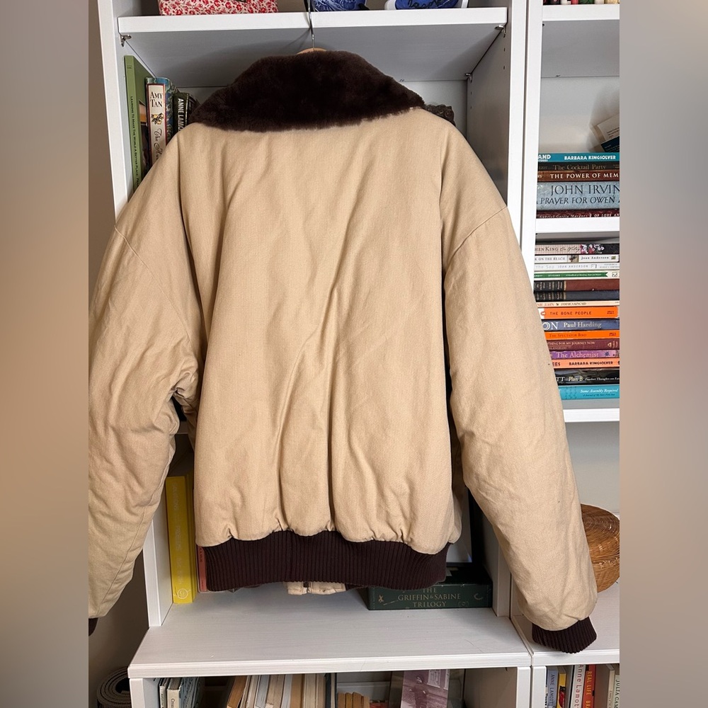 J. Peterman OG Canvas Bomber Jacket!  Like New! Sz XXL - Picture 7 of 8